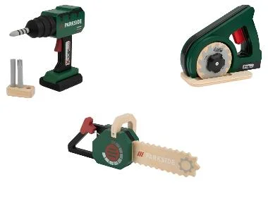 lupilu® Parkside® Houten kettingzaag, accu-schroevendraaier of cirkelzaag