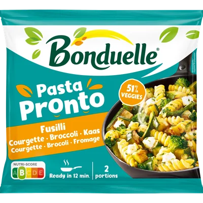 Bonduelle Pasta pronto fusilli courgette broccoli