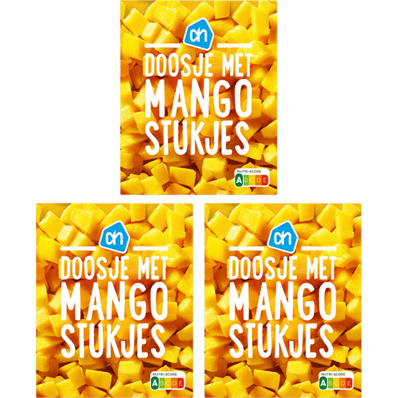 AH Doosje met mangostukjes 3-pack