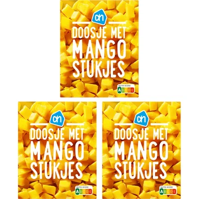 AH Doosje met mangostukjes 3-pack