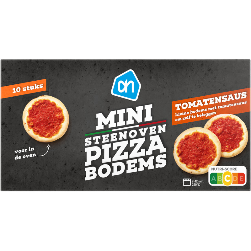 AH Steenoven pizzabodems mini