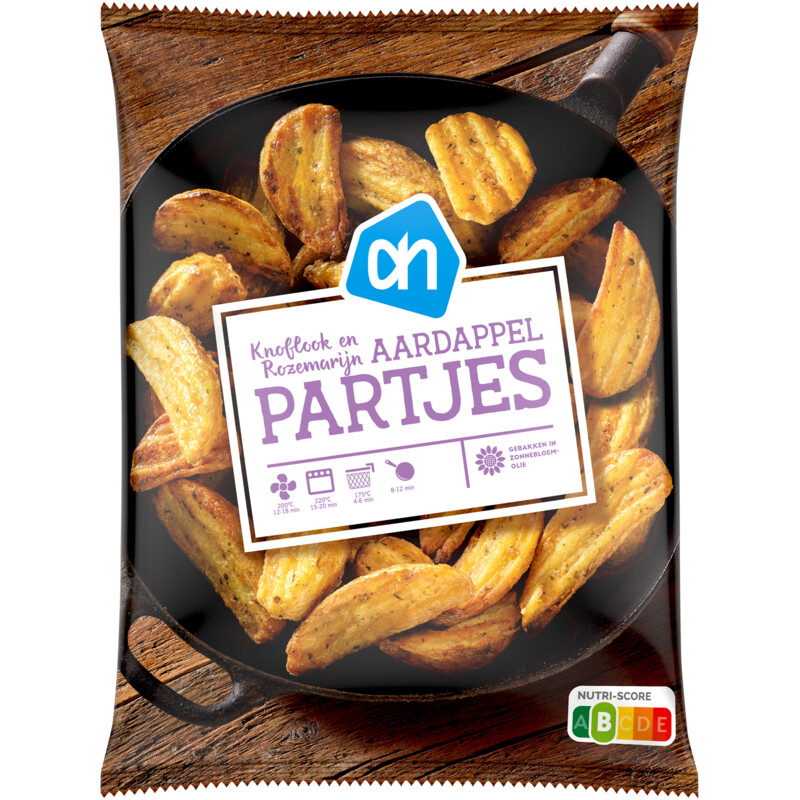 AH Aardappelpartjes knoflook en rozemarijn