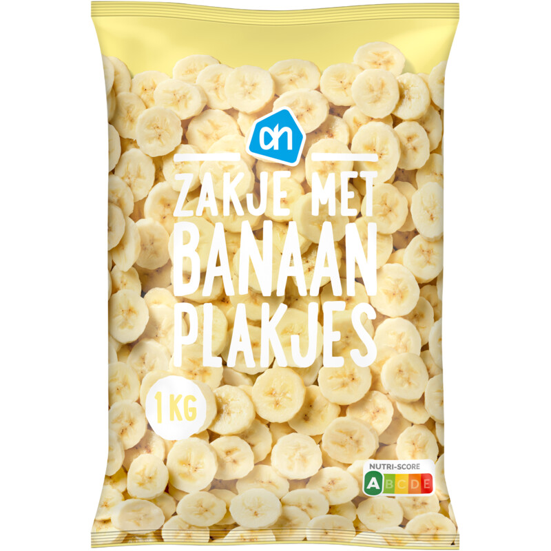 AH Zakje met banaan plakjes