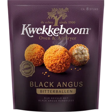 Kwekkeboom Oven & airfryer black angus bitterballen
