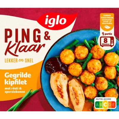 Iglo Ping & klaar gegrilde kipfilet