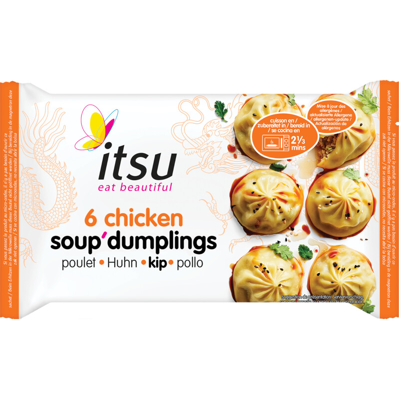 Itsu Chicken soup dumplings