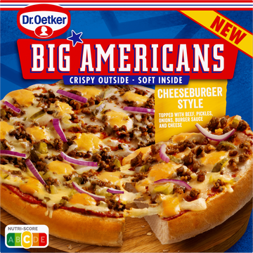 Dr. Oetker Big Americans cheeseburger style