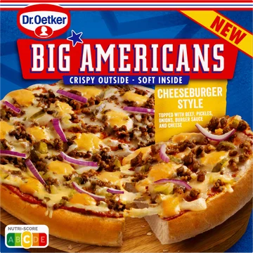 Dr. Oetker Big Americans cheeseburger style