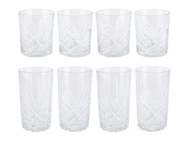 ERNESTO® Kristallen whiskeyglazen of longdrinkglazen