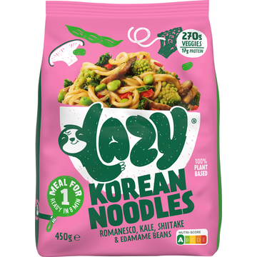 Lazy Korean noodles maaltijd