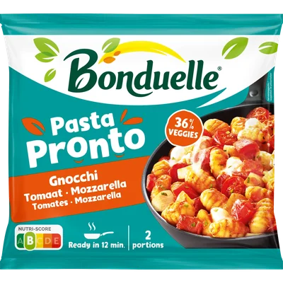 Bonduelle Pasta pronto gnocchi tomaat mozzarella