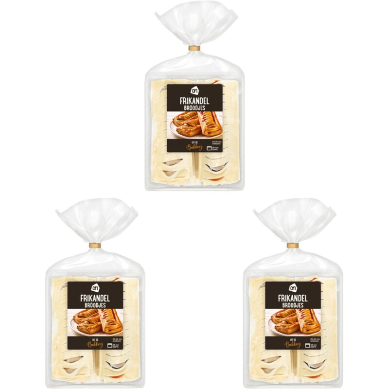 AH Diepvries frikandelbroodjes 3-pack