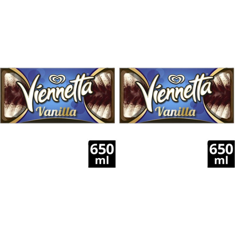 Viennetta Vanille ijstaart 2-pack