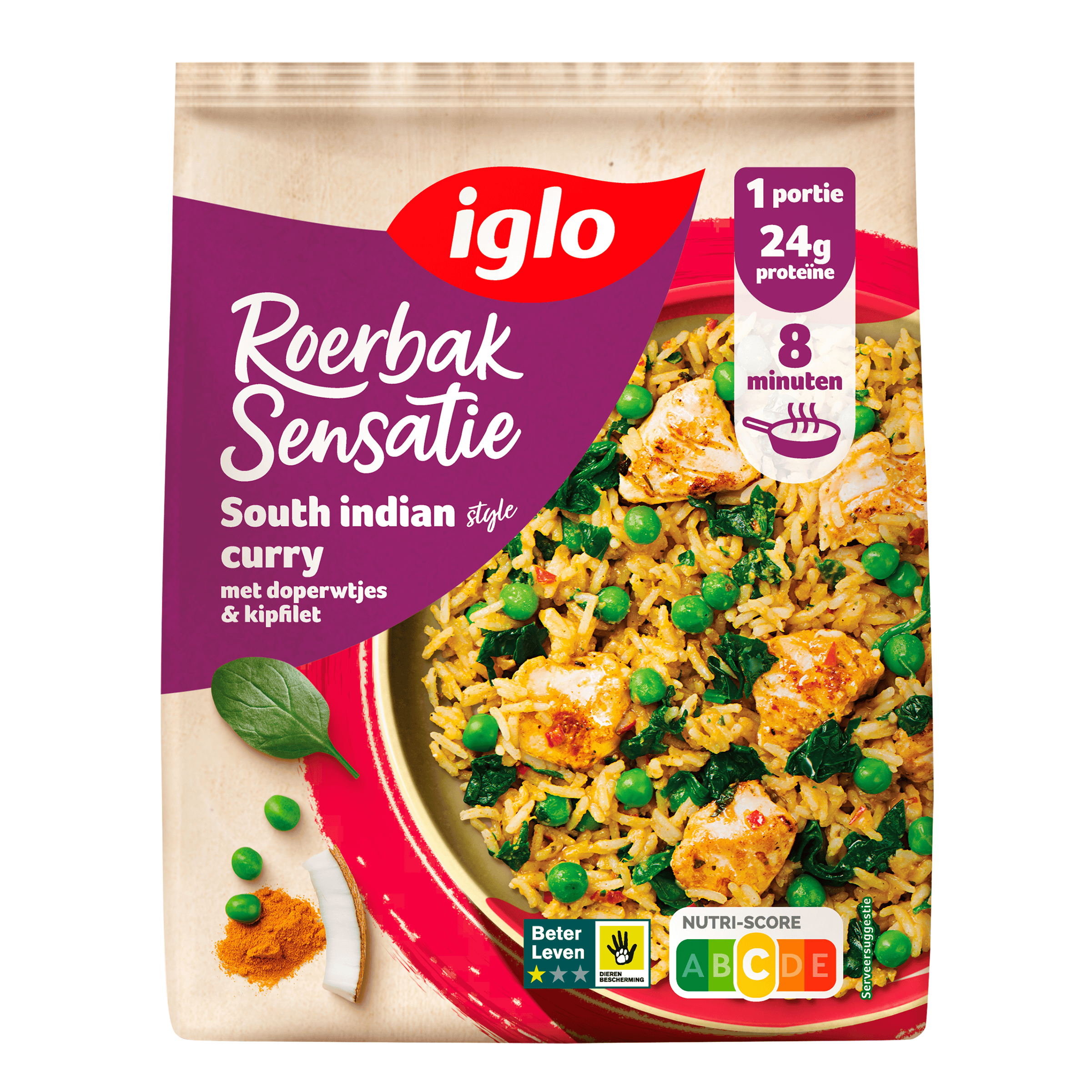 Iglo Roerbak sensatie south Indian curry