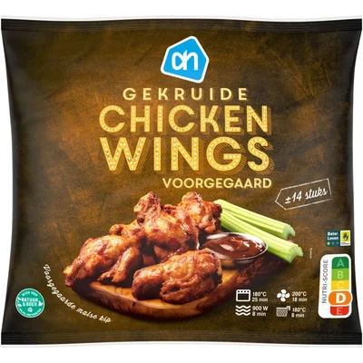 AH Gekruide chickenwings voorgegaard