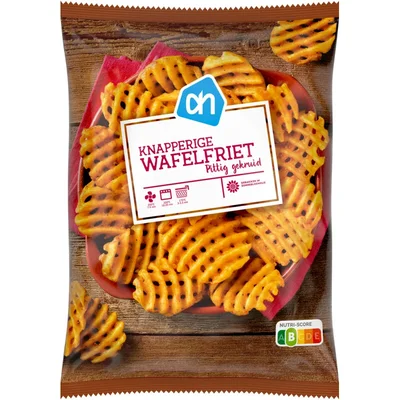 AH Knapperige wafelfriet pittig gekruid