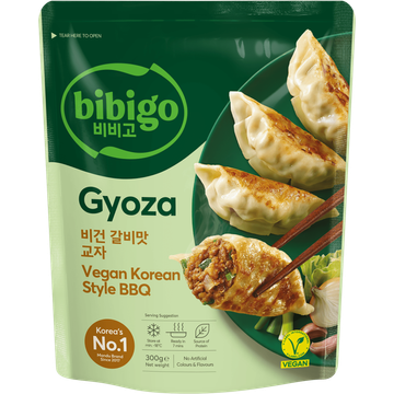 Bibigo Gyoza vegan korean style BBQ