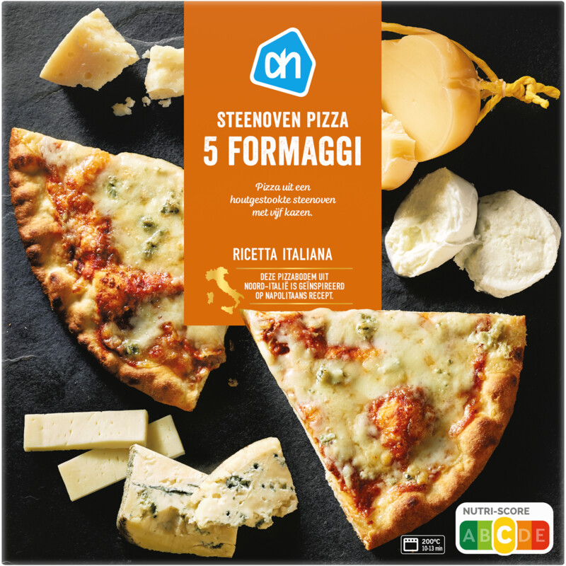 AH Steenoven pizza 5 formaggi
