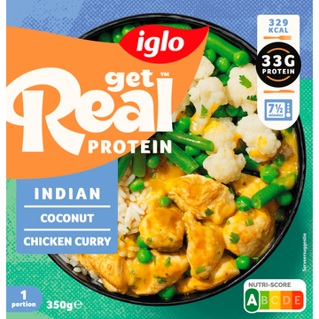 Iglo Get real protein Indian coconut chicken