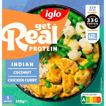 Iglo Get real protein Indian coconut chicken