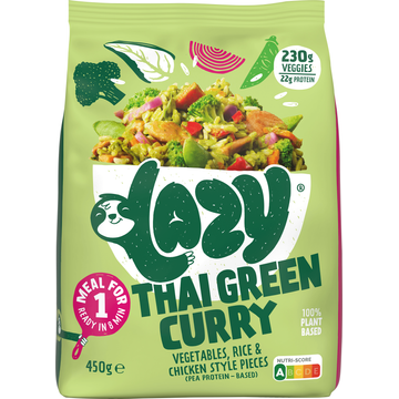Lazy Thai green curry maaltijd