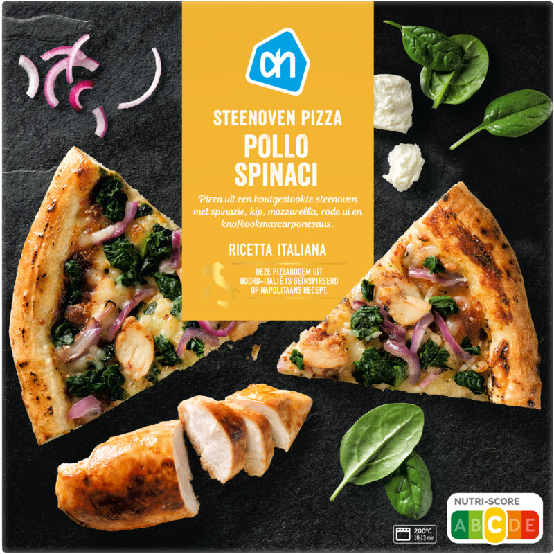 AH Steenoven pizza creamy chicken