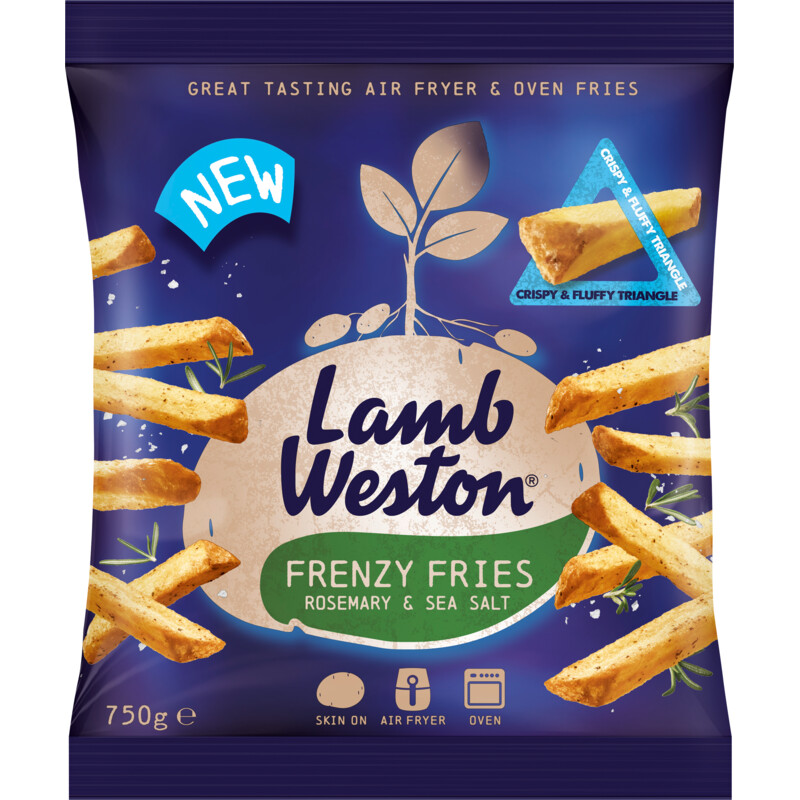 LambWeston Frenzy fries rosemary seasalt
