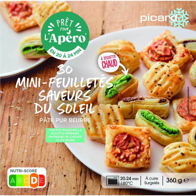 Picard Mini bladerdeeghapjes smaken van de zon