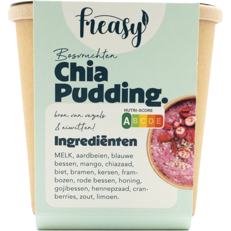 Freasy Bosvruchten chia pudding