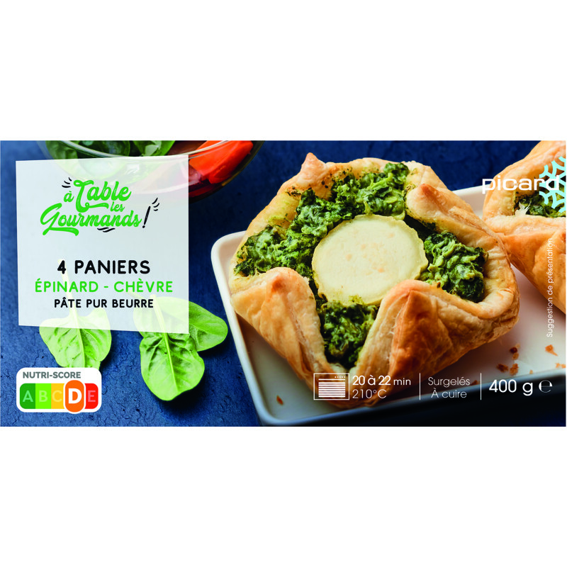 Picard Bladerdeeghapjes spinazie-geitenkaas