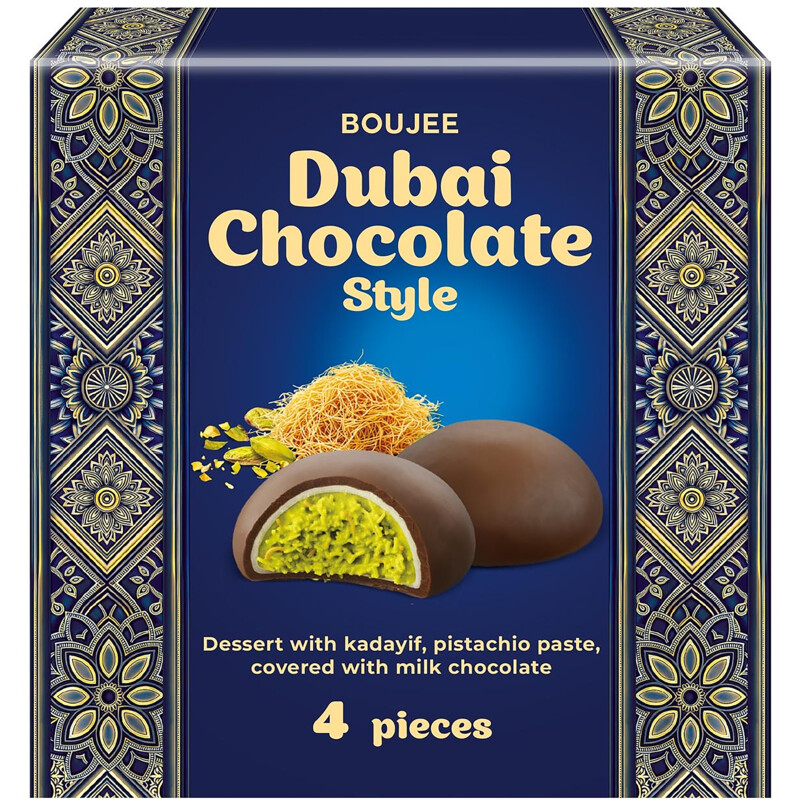 Boujee Dubai chocolate style dessert