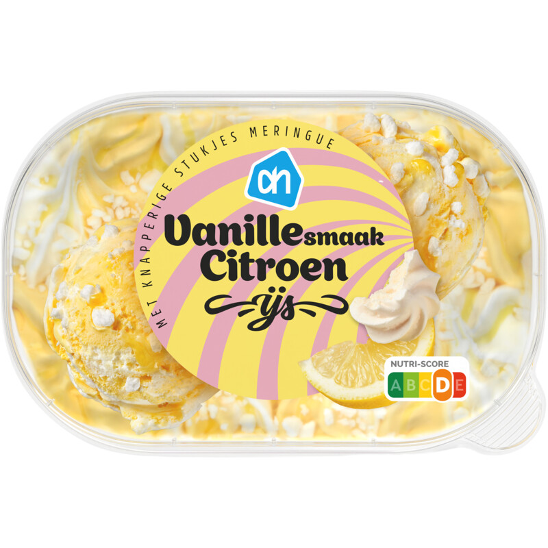 AH Vanille smaak citroen ijs