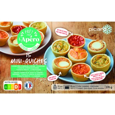 Picard 15 mini-quiches