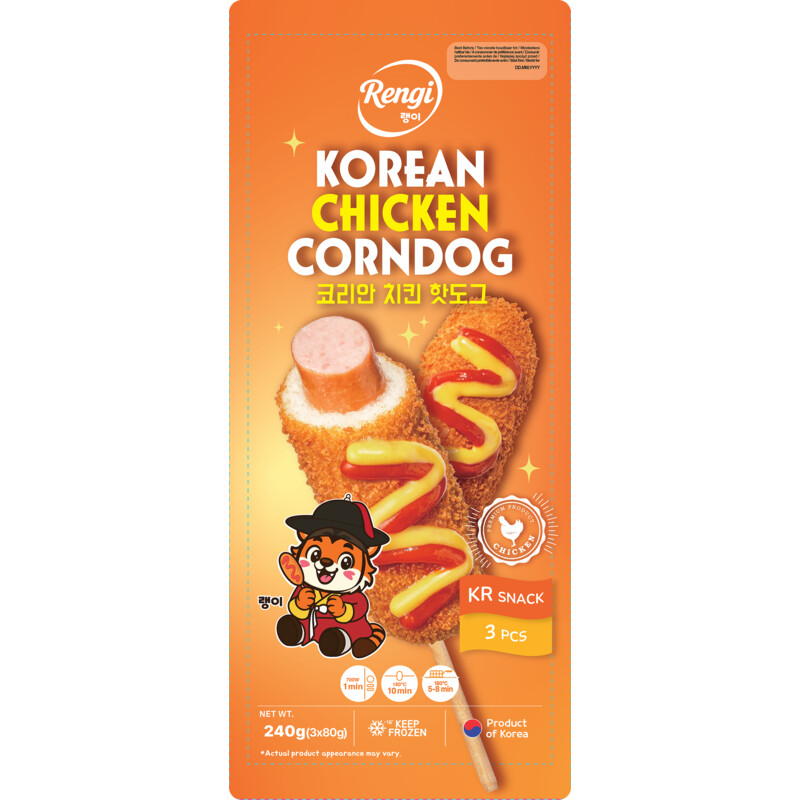 Rengi Korean chicken corndog