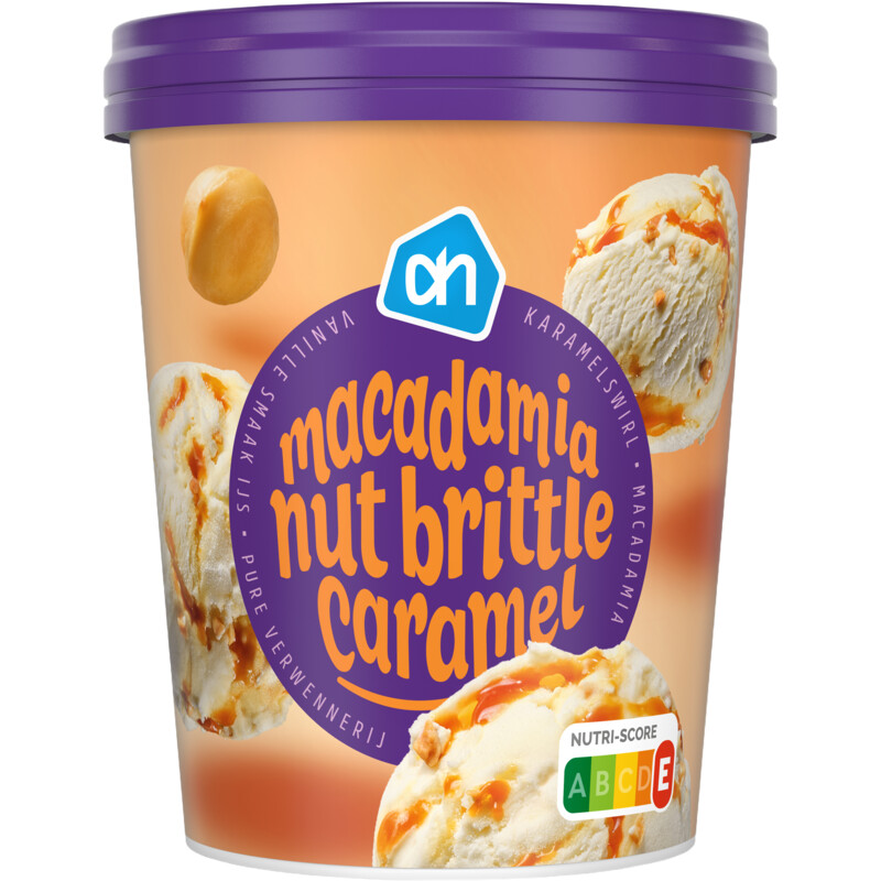 AH Macademia nut brittle caramel