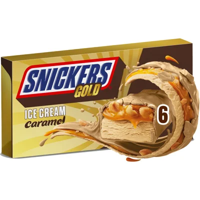 Snickers Gold ice cream caramel