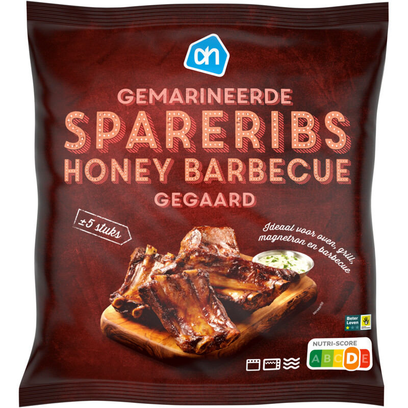AH Voorgegaarde spareribs