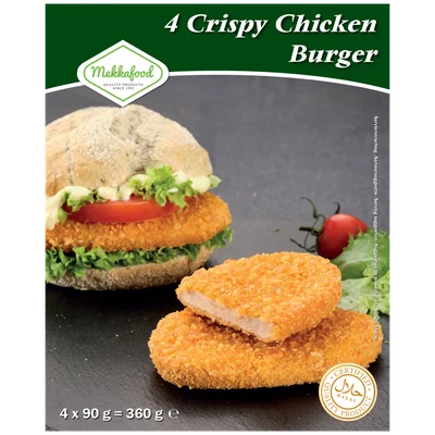 Mekkafood 4 crispy chicken burger