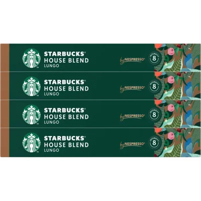 Starbucks Nespresso house blend lungo caps 4-pack