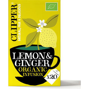 Clipper Lemon & Ginger organic infusion