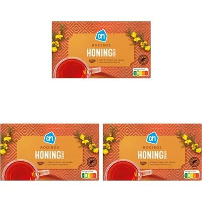 AH Honing rooibos zoet & intens 3-pack