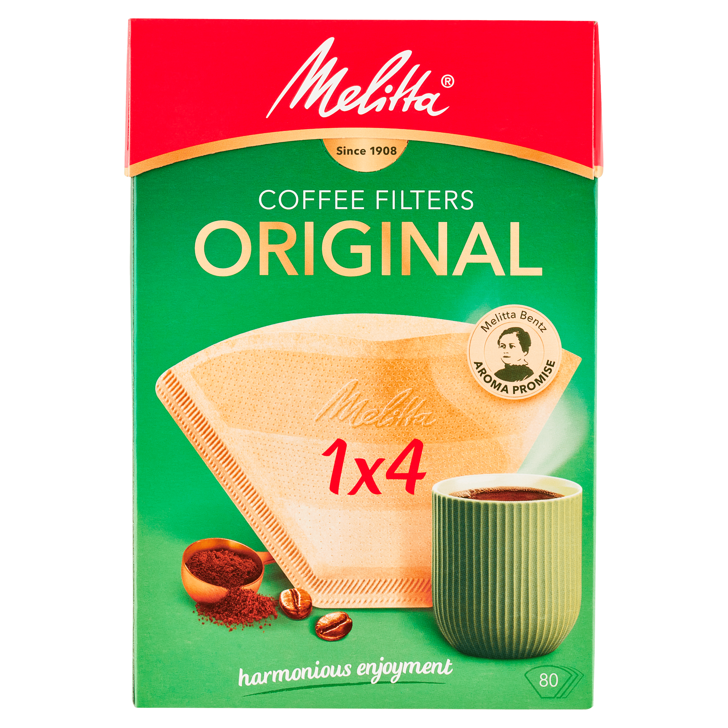 Melitta Original koffiefilters 1x4 bruin