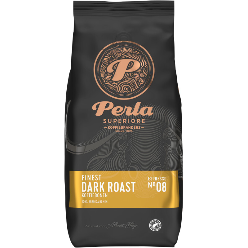 Perla Superiore Finest dark roast koffiebonen