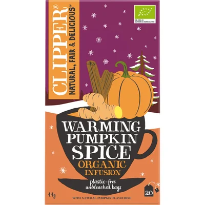 Clipper Warming pumpkin spice